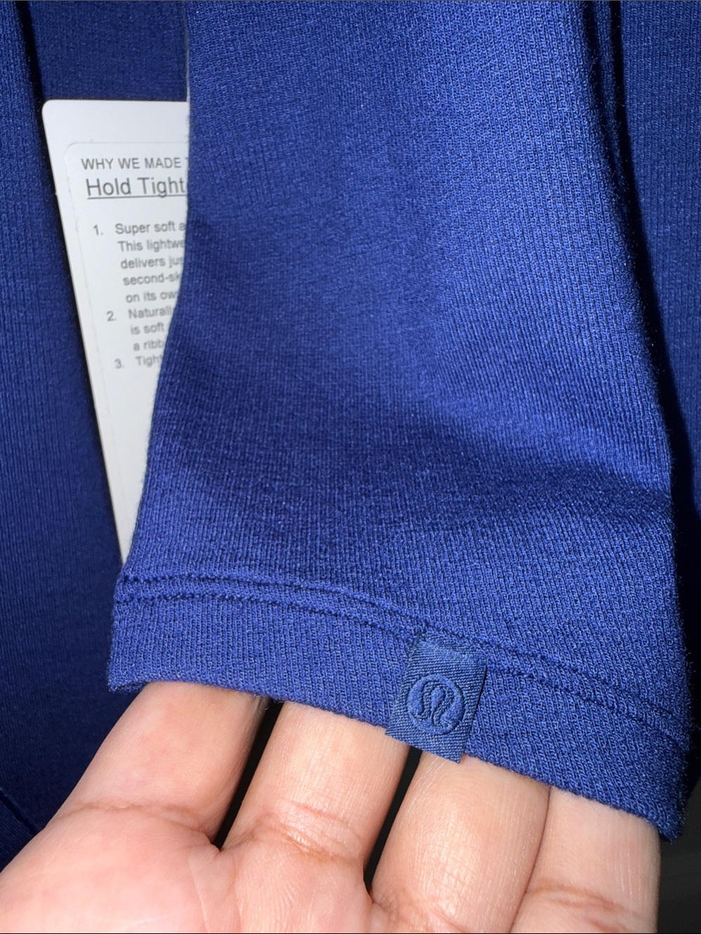 NWT Lululemon Hold Tight Long Sleeve - Picture 4 of 4